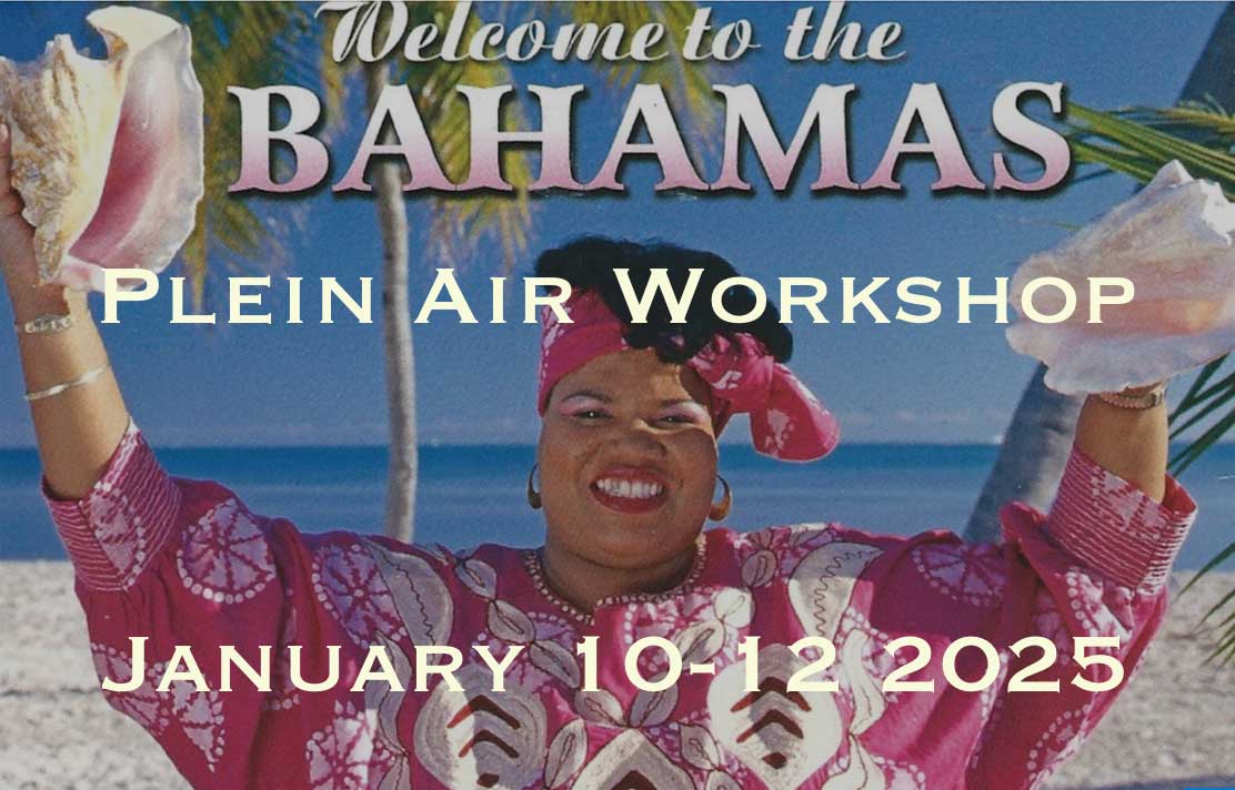 Plein air painting workshop in the Bahamas with Stefan Baumann, January 2025!! Register now!